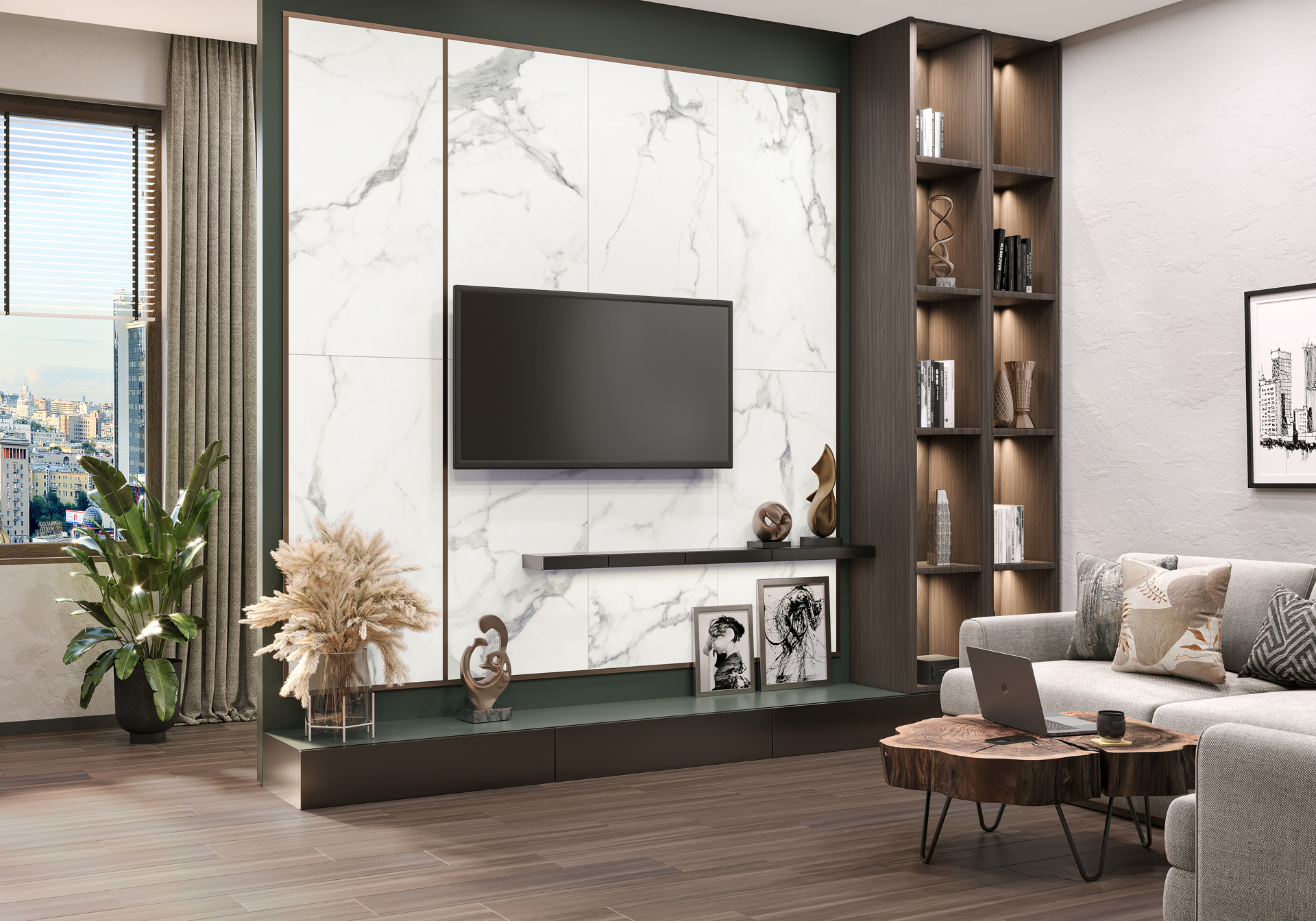 Керамогранит Calacatta Lincoln Delacora