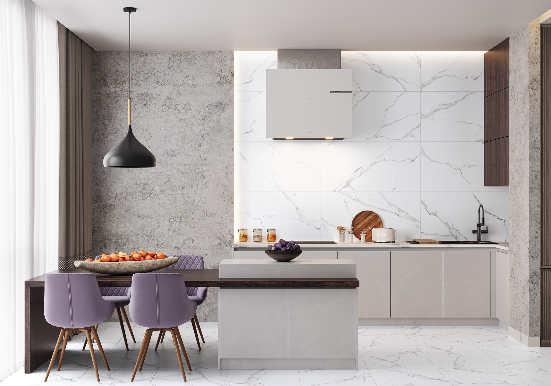 Керамогранит Calacatta Milazzo Delacora